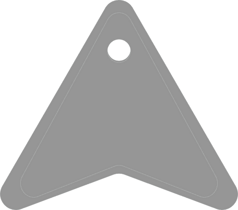 Transparent Gray Triangle Label with Copy Space and Circular Hole - Download Free Stock Videos Pikwizard.com