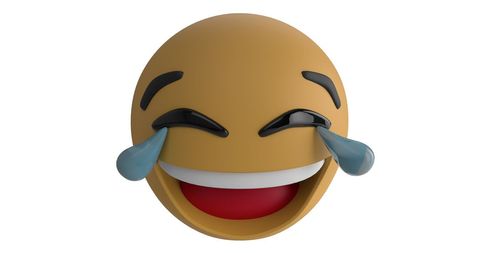 Joyful LOL Emoji Laughing with Tears Illustration - Download Free Stock Images Pikwizard.com