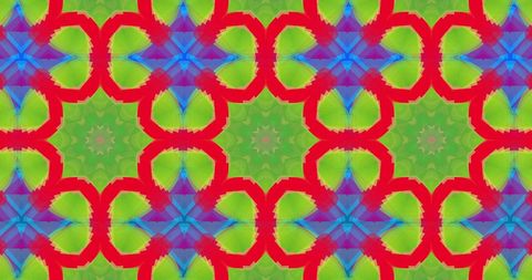 Colorful Kaleidoscope Pattern with Vibrant Geometric Shapes - Download Free Stock Images Pikwizard.com