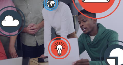 Diverse Team Collaborating on Business Project