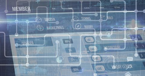 Digital Connectivity in Global Sports Betting Network - Download Free Stock Images Pikwizard.com
