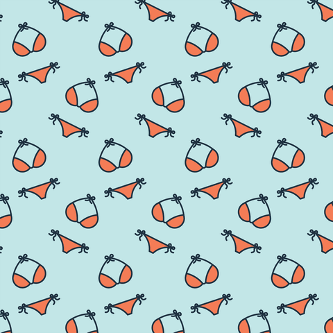colorful bikini pattern on transparent background - Download Free Stock Videos Pikwizard.com