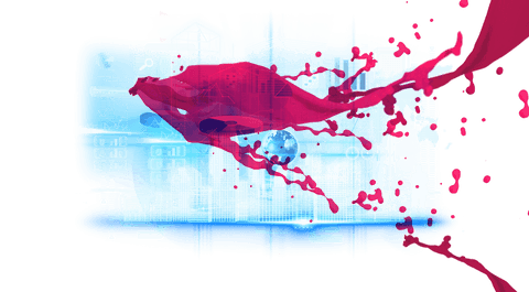 dynamic business globe and red splatter on transparent background - Download Free Stock Videos Pikwizard.com