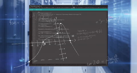 Digital Data Processing in Tech Server Room