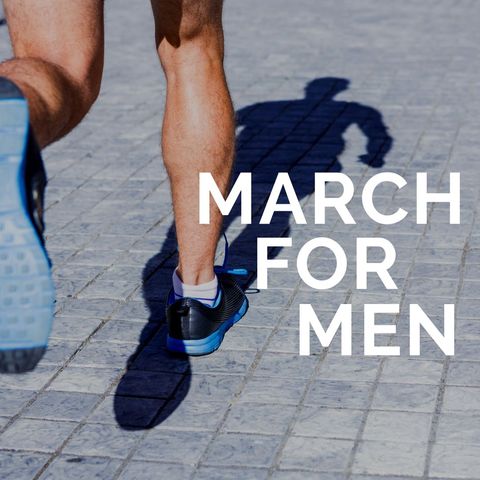 March for Men Event Promoting Prostate Cancer Awareness - Download Free Stock Templates Pikwizard.com