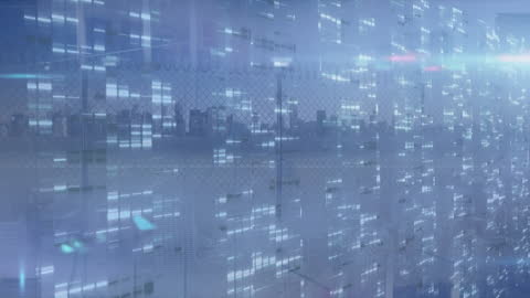 Futuristic Digital Data Processing Background