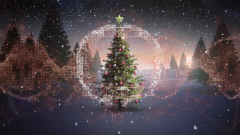 Innovative DNA and Christmas Brain Animation