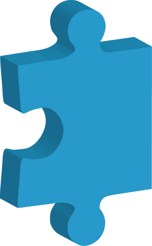 blue puzzle piece illustration on transparent background for autism awareness - Download Free Stock Videos Pikwizard.com