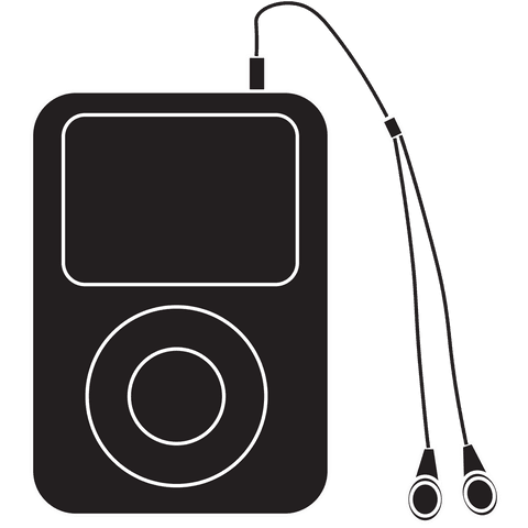 transparent vector illustration of digital audio player - Download Free Stock Videos Pikwizard.com