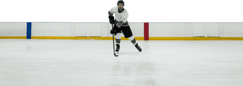 Caucasian Hockey Player Skating on Transparent Background - Download Free Stock Videos Pikwizard.com