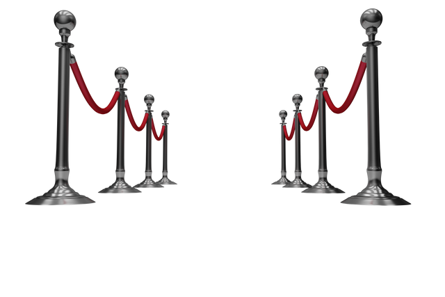 Low Angle Transparent View Of Elegant Silver Queue Rope Barrier - Download Free Stock Videos Pikwizard.com