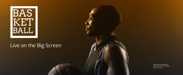 Golden Silhouette of Basketball Player Captures Excitement for Sports Events - Download Free Stock Templates Pikwizard.com