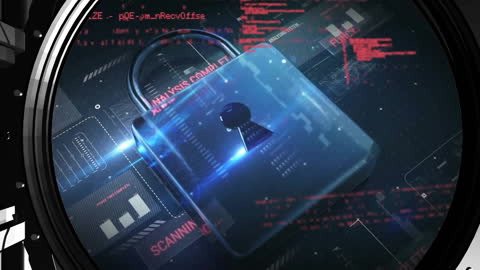 Digital Padlock Security and Closing Vault Door Interface