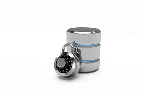 transparent database security concept with lock - Download Free Stock Videos Pikwizard.com