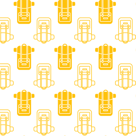 yellow backpack pattern on transparent background - Download Free Stock Videos Pikwizard.com