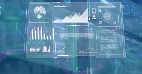 Data Visualization and Analytics Interface with Global Data Insights - Download Free Stock Images Pikwizard.com