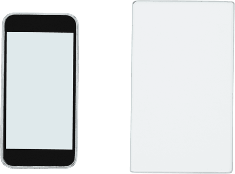 transparent smartphone with tempered glass protector close-up - Download Free Stock Videos Pikwizard.com