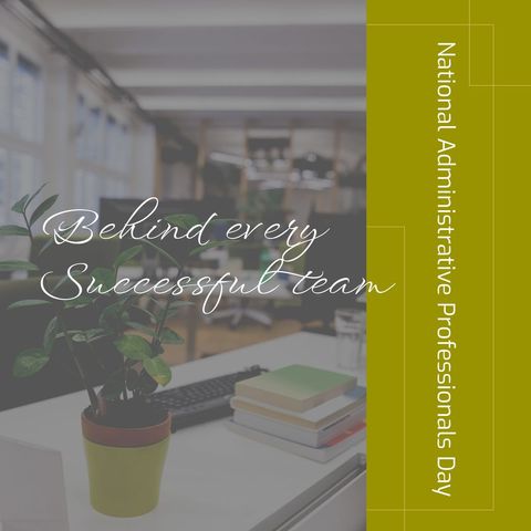 celebrating national administrative professionals day - Download Free Stock Templates Pikwizard.com