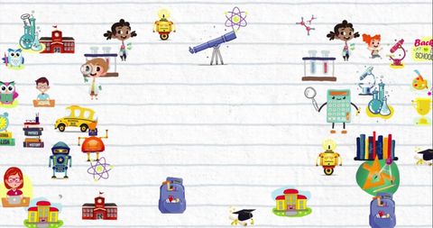 Creative Back-to-School Patterns Notebook Background - Download Free Stock Images Pikwizard.com