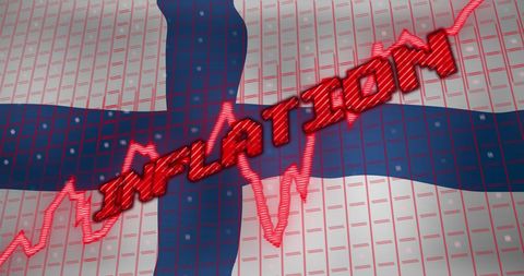 Inflation Concept and Data Analysis on Finland's Flag