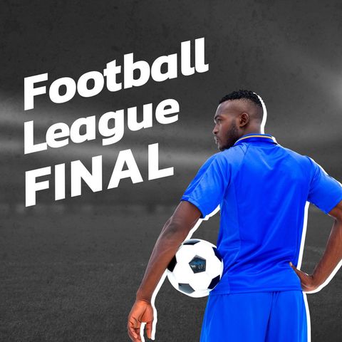 Football Player Posed for Championship Final Promotion - Download Free Stock Templates Pikwizard.com