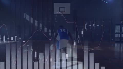 Basketball Player Training with Financial Performance Overlay