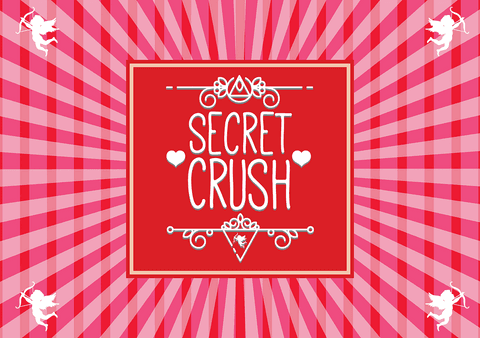 romantic secret crush card on transparent background - Download Free Stock Videos Pikwizard.com