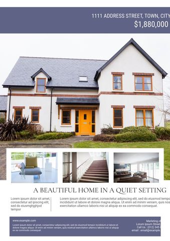 Bright and Inviting Home for Real Estate Promotion - Download Free Stock Templates Pikwizard.com