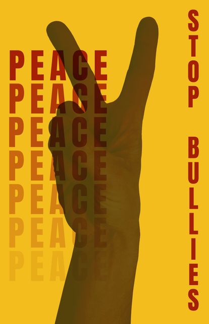 Non-Violence Symbol Promoting Peace Against Bullying - Download Free Stock Templates Pikwizard.com