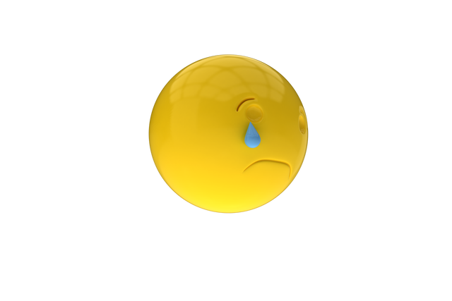 Transparent 3D Sad Emoji Crying Yellow Emoticon - Download Free Stock Videos Pikwizard.com