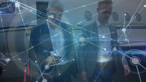 Global Business Network Concept with Diverse Professionals