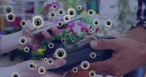 Contactless Payment with Smartphone and Virtual Networking Elements