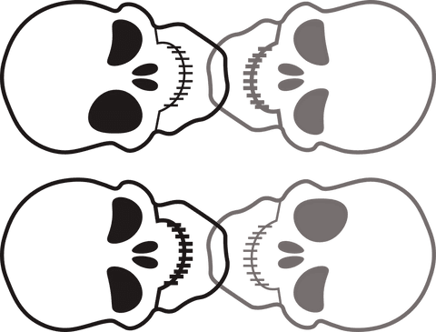 transparent black skull pattern on vector background - Download Free Stock Videos Pikwizard.com
