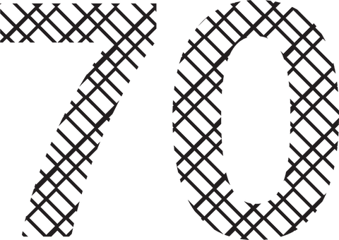 bold 70 patterned number on transparent background - Download Free Stock Videos Pikwizard.com