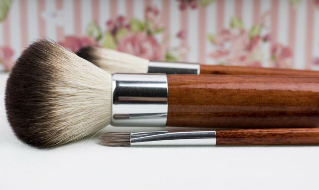 Close-up of Natural Bristle Makeup Brushes on Soft Background - Download Free Stock Photos Pikwizard.com
