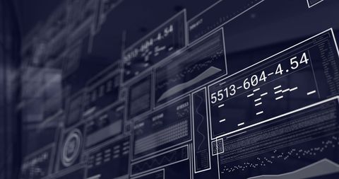 Digital Financial Data Processing in a Modern Office - Download Free Stock Images Pikwizard.com