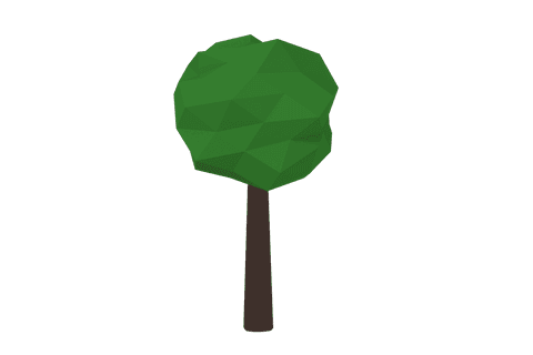 transparent low-poly geometric tree design - Download Free Stock Videos Pikwizard.com