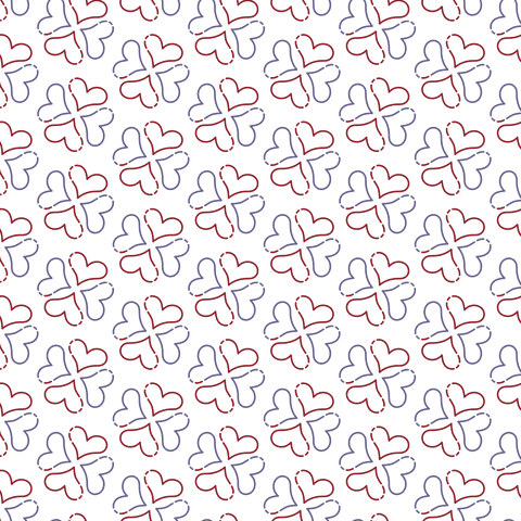 Seamless Red and Blue Heart Pattern on Transparent Background - Download Free Stock Videos Pikwizard.com