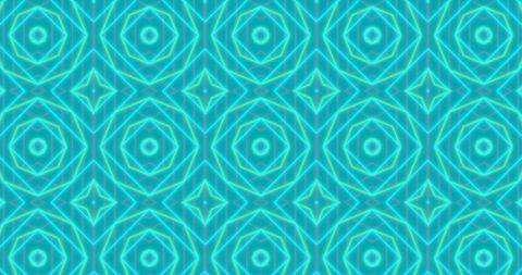 Seamless Retro Futuristic Neon Patterned Background