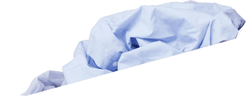 Crisp Blue Shirt on Transparent Background Design