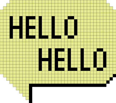 digital speech bubble saying hello on transparent background - Download Free Stock Videos Pikwizard.com