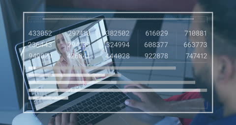 Digital Video Conference with Overlaying Data Patterns