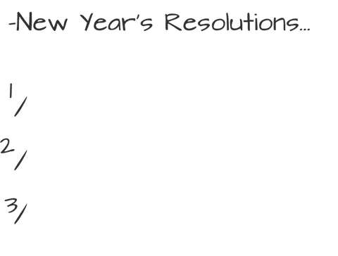 new year's resolutions blank list on transparent background - Download Free Stock Videos Pikwizard.com
