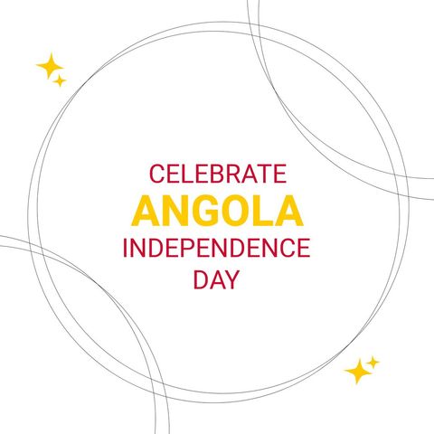angola independence day celebration concept with circular design - Download Free Stock Templates Pikwizard.com