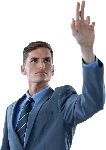 Confident Businessman in Suit Posing with Transparent Background - Download Free Stock Videos Pikwizard.com