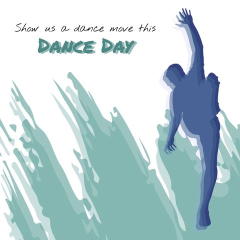 celebrate dance day with dynamic silhouette artwork - Download Free Stock Templates Pikwizard.com