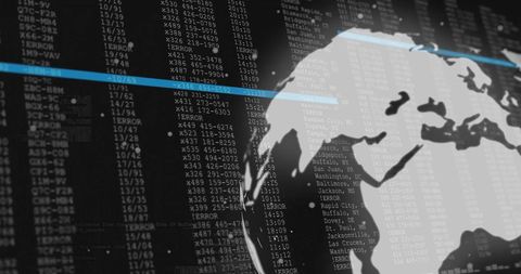 global data processing with digital interface concept art - Download Free Stock Images Pikwizard.com
