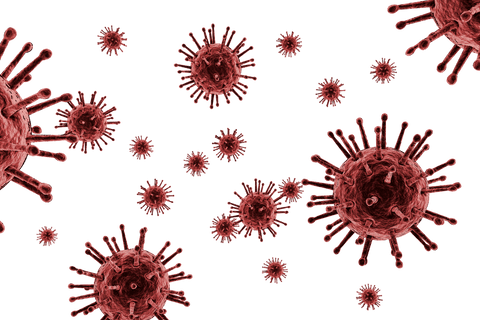 Transparent Floating Red COVID-19 Cells Illustration - Download Free Stock Videos Pikwizard.com