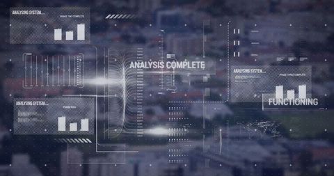Futuristic Infographic Interface with Data Analytics and AI Elements - Download Free Stock Images Pikwizard.com