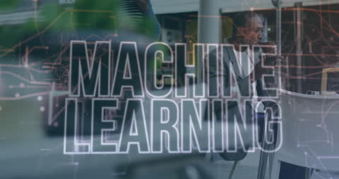 Machine Learning Concept with Coffee and Smartphone